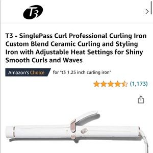 T3 1.25 in curling iron
